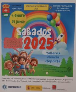 CAMPAMENTOS SÁBADOS 2025 (DEL 4 DE ENERO AL 21 JUNIO 2025)